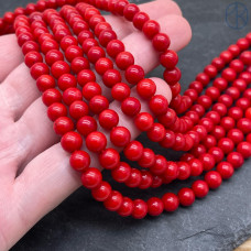 Коралл красный №4 (Коралловые водоросли) 6 мм