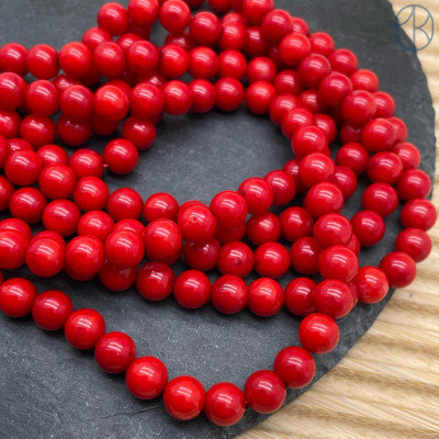 Коралл красный №4 (Коралловые водоросли) 8 мм Коралл красный №4 (Коралловые водоросли) 8 мм