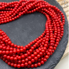 Коралл красный (Коралловые водоросли) №5 4 мм