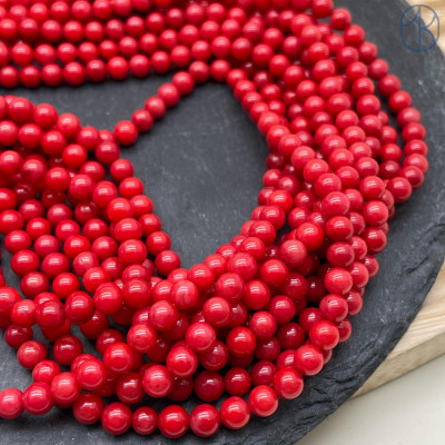 Коралл красный (Коралловые водоросли) №5 5 мм