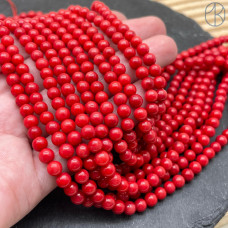 Коралл красный (Коралловые водоросли) №5 5 мм