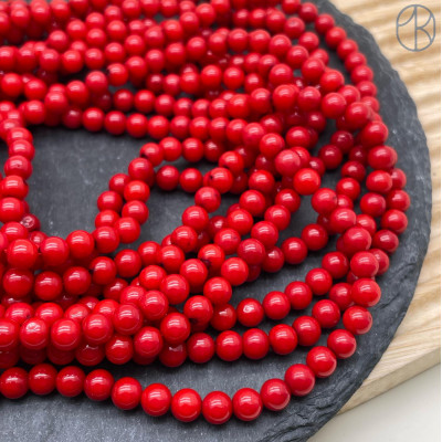 Коралл красный (Коралловые водоросли) №5 6 мм