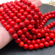 Коралл красный (Коралловые водоросли) №5 8 мм