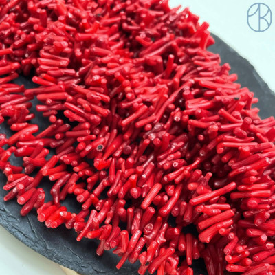 Коралл красный веточки №2 (Коралловые водоросли) 9-17 мм