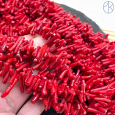 Коралл красный веточки №2 (Коралловые водоросли) 9-17 мм