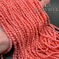 Коралл розовый фриформ 3-4мм
