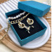 Коробка Голубая блестки 9*7*3см