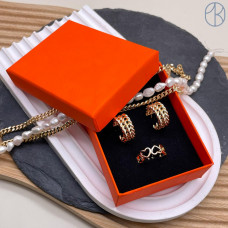 Коробка Оранжевая полоски 9x7x3 см