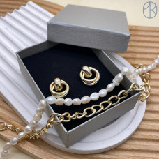 Коробка Серая перламутр 9*7*3 см