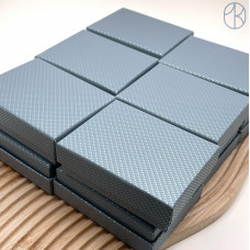Коробка Серая точки 9x7x3 см упаковка 12 шт.