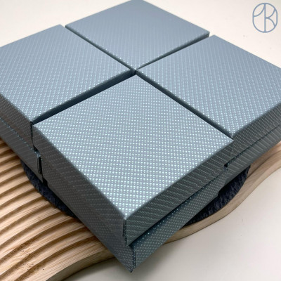 Коробка Серая точки 9x9x3 см упаковка 12 шт. Коробка Серая точки 9x9x3 см упаковка 12 шт.