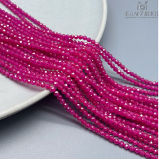 Корунд (рубин) тонированный микроогранка 3 мм