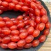 Кошачий глаз (стекло) рис красный 14 мм