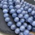 Кошачий глаз (стекло) серо-сиреневый 14 мм 