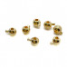 Кримпы One Touch шар 3,5 мм, цвет золото уп. 10шт