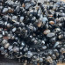 Крошка Агат черный ширина бусин ~ 7-11 мм
