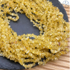 Крошка Цитрин ширина бусин ~ 5-7 мм