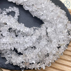 Крошка Горный хрусталь ширина бусин ~ 7-9 мм