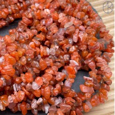 Крошка Сердолик ширина бусин ~ 7-9мм