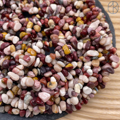 Крошка Яшма мукаит ширина бусин ~ 5-8 мм