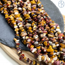 Крошка Яшма мукаит ширина бусин ~ 5-9 мм