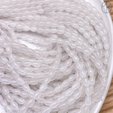 Кварц белый рис 4х6 мм