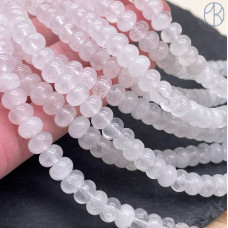 Кварц белый рондель 8х5 мм