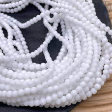 Кварц белый тонированный №1 4 мм