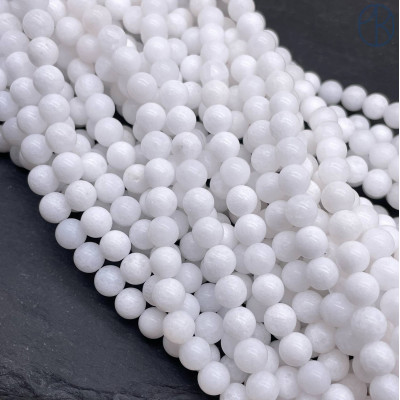 Кварц белый тонированный №1 6 мм