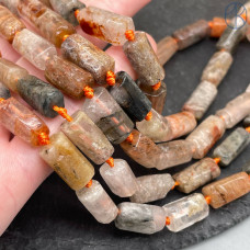 Кварц фантомный (Лодолит) фриформ цилиндр ~ 11-12 мм