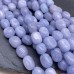 Кварц галтовка голубой тонированный ~ 11-14 мм