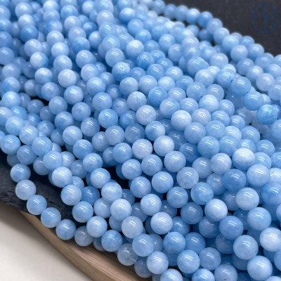 Кварц голубой тонированный №1 6 мм