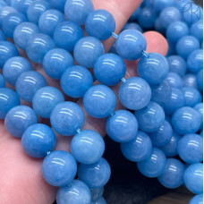 Кварц голубой тонированный №2 10 мм