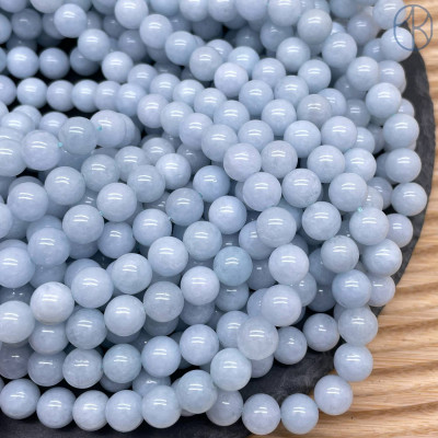 Кварц голубой тонированный 8 мм