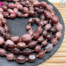 Кварц клубничный галтовка ~ 15-18 мм