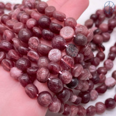 Кварц клубничный галтовка ~ 8-10 мм