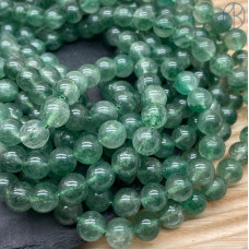 Кварц клубничный зеленый 10 мм