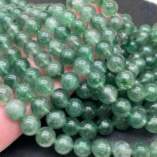 Кварц клубничный зеленый 10 мм