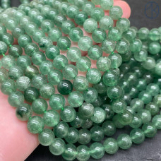 Кварц клубничный зеленый 8 мм