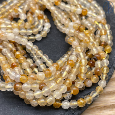 Кварц мандариновый  4 мм