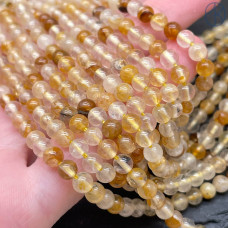 Кварц мандариновый  4 мм