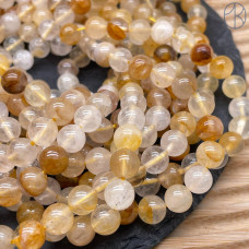 Кварц мандариновый 8 мм