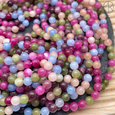 Кварц микс тонированный №10 6 мм