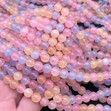 Кварц микс тонированный №8 6 мм