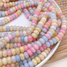 Кварц микс тонированный рондель 10х6 мм