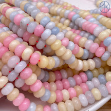 Кварц микс тонированный рондель 10х6 мм