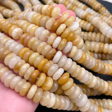 Кварц микс тонированный рондель №2 10х4 мм