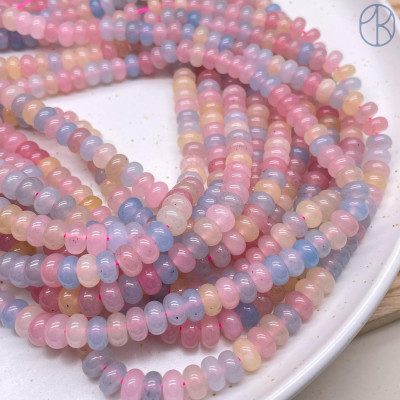 Кварц микс тонированный рондель 8х5 мм