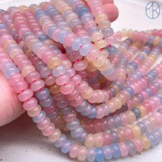 Кварц микс тонированный рондель 8х5 мм Кварц микс тонированный рондель 8х5 мм