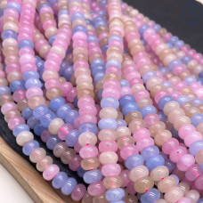 Кварц микс тонированный рондель 8х5 мм